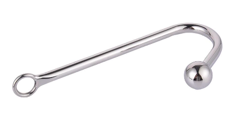Đồ chơi bạo dâm móc inox kích thích hậu môn